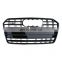Front grille for Audi A7 car accessories facelift grill ABS Chrome silver black front bumper grille 2016-2018