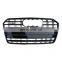 High quality front bumper grill for Audi A7 material black S7 style front grille 2016-2018
