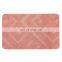 2022 New Design Jacquard Pattern Non Slip Bath Room Microfiber Bath Mats Rug