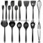15-piece silicone kitchen utensil set with stainless steel handle heat-resistant kitchen utensils