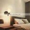 HUAYI Factory Wholesale Wall Mounted E12 Hotel Living Room Decorate Modern Indoor LED Wall Lamps