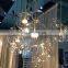 Indoor Bedroom Decorative Ceiling Hanging Lighting Kitchen Modern Pendant Light Glass Ball LED Chandelier