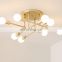 Light luxury American bedroom lamp post-modern minimalist art living room dining room ceiling lamp Nordic study lamps