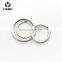 Promotional Flat Rings Custom Keychain Stainless Steel Plain Split Ring For Key Chain Holder