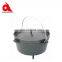 Hot selling cast iron cookware sets camping cooking pot
