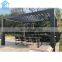 free standing garden opening metal patio roof