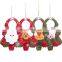 Christmas Doll Door Hanging Christmas Tree Decorations For Home Santa Claus Snowman Elk Bear Xmas Pendant Ornaments Noel 2022