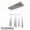 Modern Led Pendant Light Long Canopy Dinning room light Kitchen light Transparent Acrylic Metal Plating/110V-240V