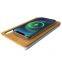 Portable Bamboo Wireless Charger Stand 5W-10W Fast Charge with USB Type-C Port Multi-Function Integrated Phone Holder