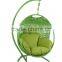 High quality furniture rattan egg chairs garden indoor swing chair with stand
