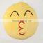 Hot sale stuffed cute smiley emoticon plush emoji pillow