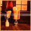 plain top LED flameless candle wax, birthday soy candle wax/