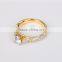 2016 Latest design 18k gold plated 925 silver diamond ring wholesale