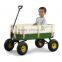 four wheel wooden baby cart, pull garden cart