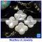 Trending products river shell mother of pearl carved flower for unisex gift!