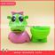 Animal cow shape Ice cream cup for kid, cheaper of grade food plastic cup for promotion gift.