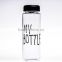 beverage glass bottle wholesale Creative glass bottle cup with heat-resistant glass bottle seal leak proof 500ml