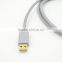 Xinya hot selling factory customized new fashion gold plated USB charging cable long working life