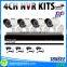 High quality 4CH POE H.264 NVR IP Camera