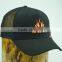 Sahara embroidery 5 panel trucker cap