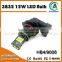 Best quality and brightest 2835 15-LED 15 watt 9005 9006 LED bulb car fog light replacement