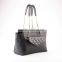 M5108 Designer fashion lady guangzhou pu quilted black purses and handbags tote bag factory