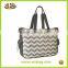 2016 New arrival friendly travel baby diaper bag, canvas material baby diaper stroller nappy bag