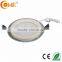 CE approved 12W round led glass panel light