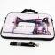 Protective case sewing machine printing neoprene laptop bag vintage laptop sleeve 15''