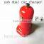 usb dual car charger portable usb charger led 5V 2.1A