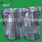 China Factory High Quality Embossed Aluminum Foil Vacuum Seal Bag With Zipper And Clear Window