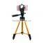 FT-812 Protable Lightweight Aluminum Universal Flexible Professional Tripod With Rocker Arm Carry Bag