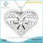 Beautiful jewelry 316L stainless steel 30mm*36mm engraved heart perfume locket