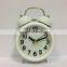 3D numbers scale 3" plastic twin bell alarm clock digital dial desktop clock