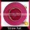 Knitting cowboy straw hat