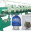 8 Heads Commercial Computerized Tubular Embroidery Machine , 9 Needles