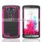 Defender football pattern Three in one waterproof silicone rubber Armor Heavy duty ballistic Case for LG G3