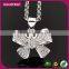 Best Selling Handmade Items Rose Gold Bow Cheap Necklace And Earring Sets
