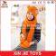 custom made plush animal hat with scarf gloves