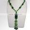 Top level professional gemstones beaded necklace