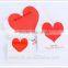 cheap heart shape paper packaging gift bags fashion design with handles