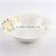 Daily used ceramic porcelain salad bowl with GGK / ceramic soup bowl with golden line