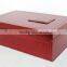 leather red wine box for double bottle