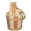 2016 hot sale wooden rice bucket,small cheap used wooden barrel/bucket