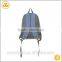 China manufacturers light gray one large compartment good oxfod custom backpack