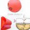 2016 customize non-slip red silicon rubber microwave oven gloves