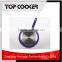 Pressed aluminum non-stick tawa pan with induction bottom