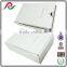 White paper box with foil white coated paper box packaging