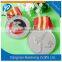 Athletic sport zinc alloy medals with nylon lanyards in cheap price