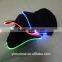 New LED Lighted Glow Club Party Baseball Hip-Hop Adjustable Black Fabric Hat Cap                        
                                                Quality Choice